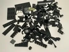 LEGO Bricks Assorted Lot- Black
