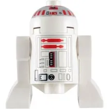LEGO® Minifigure Star Wars sw0029 Astromech Droid R5-D4 Short Red Stripes on Dom