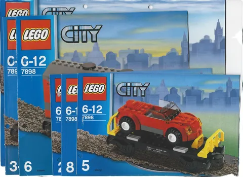 Lego® TRAIN Railway 7898 Instructions RC Cargo Train Set
