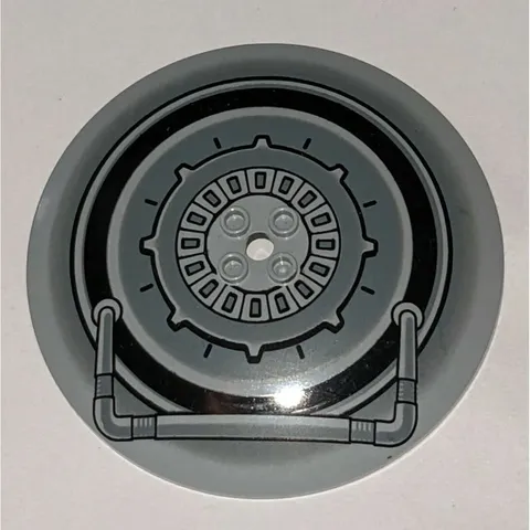 LEGO Dish 10 x 10 Inverted Radar w/ Star Wars Tank Droid Pattern 50990pb04 10x10