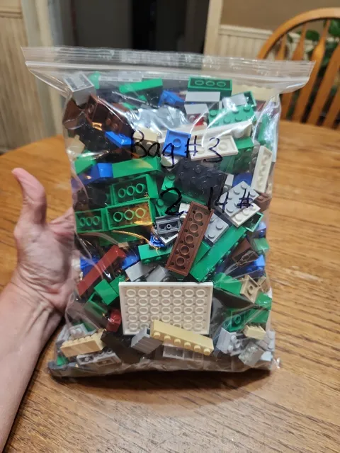 Lego Blocks  3.14 Lbs Bag #3