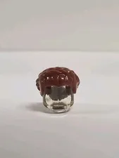 Lego Minifigure Hair - Reddish Brown Braided Braid On Crown Twist
