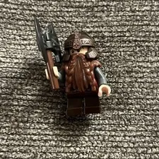 LEGO Lord of the Rings Gimli minifigure LOR013 with Battle Axe (set 9474)