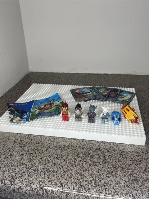 LEGO Legends of Chima Minifigures and Accessories Cards Weapons Armor Manual