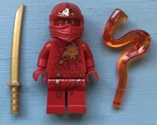 LEGO® Ninjago NRG Kai Minifigure NJO0557 Excellent Condition Set 9591 Retired