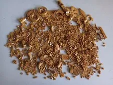 LEGO BULK LOT OF 880 PEARL GOLD SPECIALTY PIECES