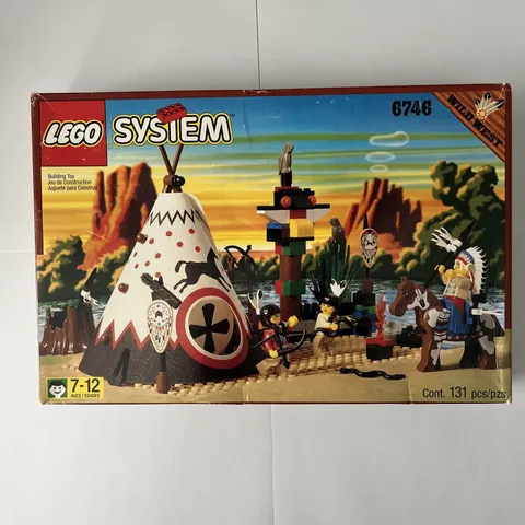 LEGO 6746 Chiefs Tepee Western Open Box Sealed Bags complete 