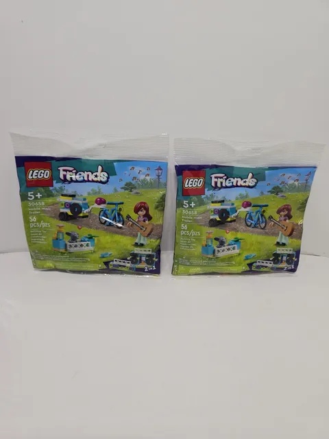 (2) LEGO Friends Mobile Music Trailer 30658 Poly Bag Set New Sealed 2024