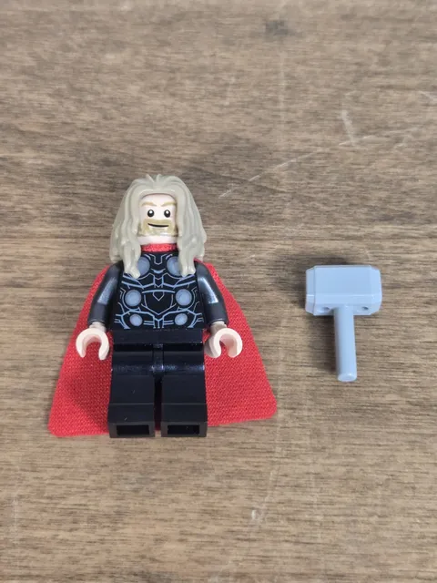 LEGO Marvel Super Heroes sh734 Thor Long Dark Tan Hair 