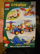 LEGO CREATOR Set 4120 Max and Tina’s Idea Book - MANUAL ONLY NO BRICKS