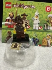Lego Minifigures Sheriff Figure Series 13 Wanted Tile Gun Hat 71008 Baseplate