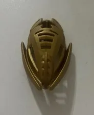 Lego Bionicle Kanohi Kraahkan Mask-Pearl Gold Very Rare authentic