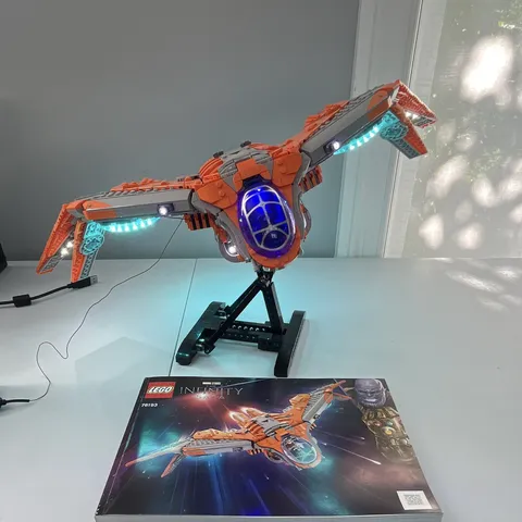 LEGO Marvel The Guardians' Ship (76193) Avengers: Infinity War  +Light Kit