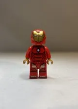 LEGO Minifigure Iron Man sh0910 Marvel 76263 Dark Red Gold Armor