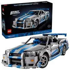 LEGO Technic Samochód Nissan Skyline GT-R (R34) z filmu Za szybcy, za wściekli 4