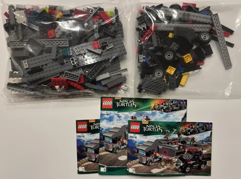 LEGO 79116 TMNT Big Rig Snow Getaway No Minifigures Unassembled Ninja Turtles