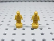 LEGO Lot of 2 Pearl Gold Statue Trophy Accessory Minifig BS