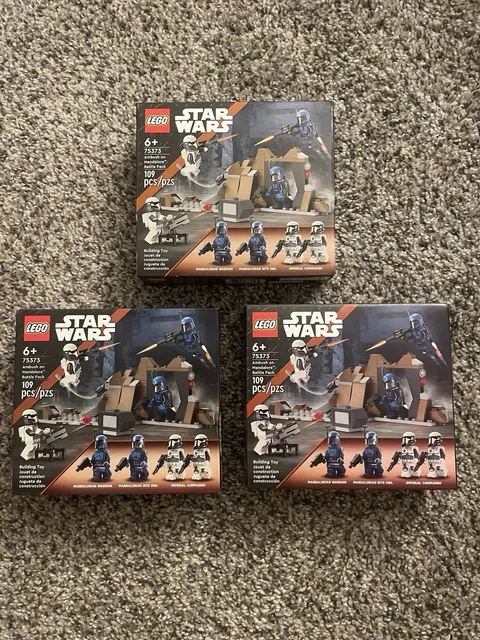 LEGO Star Wars Ambush on Mandalore Battle Pack 75373 109pcs 6+ Lot of 3