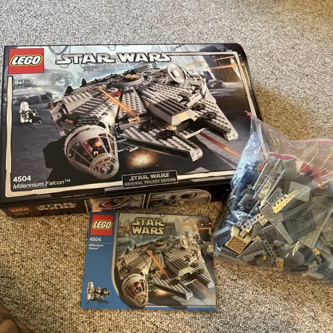 LEGO Star Wars: Millennium Falcon (4504) Complete Set Open Box W Instruc N Figs