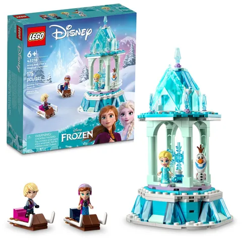 LEGO Disney Frozen Anna and Elsa's Magic Carousel 43218 Ice Palace Assembly Toy