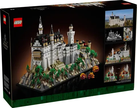LEGO Architecture Neuschwanstein Castle Building Set 21063 -Collectible Bavarian