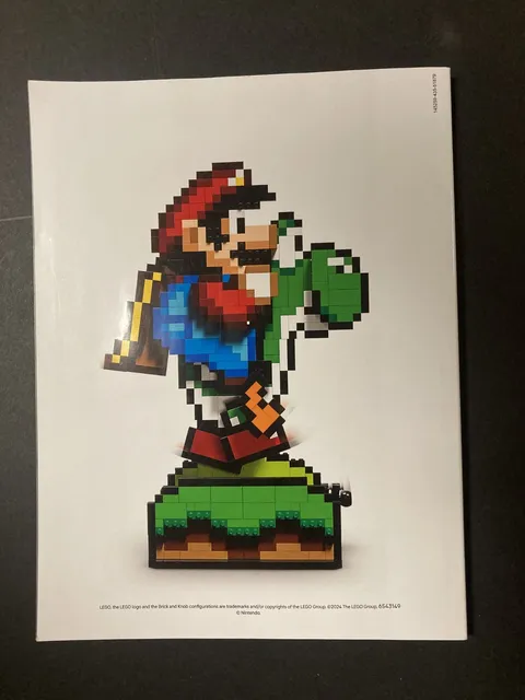 Lego Ideas – Mario and Yoshi - 71438 - Manual Only