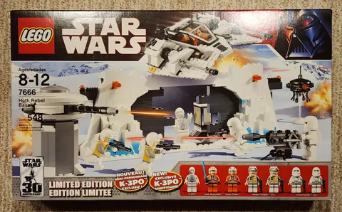 LEGO Star Wars: Hoth Rebel Base Set 7666 New Sealed Vaulted