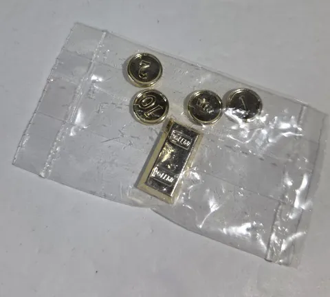 LEGO Chrome Gold Coins + Ingot Bar Multipack 97053 Minifig Utensil NEW 
