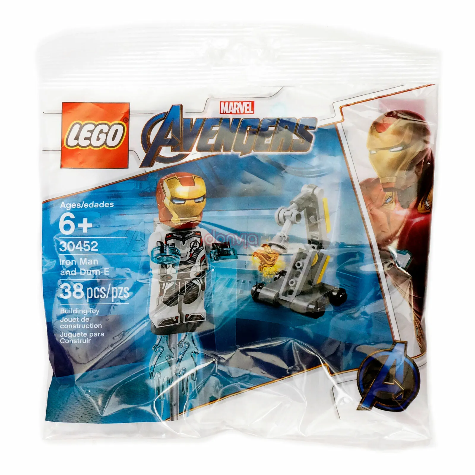 Lego Marvel Avengers 30452 Iron Man And Dum-E Polybag