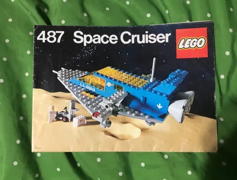 lego 487 manual instructions only good condition
