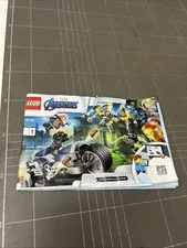 VINTAGE TOY LEGO MANUAL INSTRUCTIONS BOOKLET ART MARVEL AVENGERS 76142