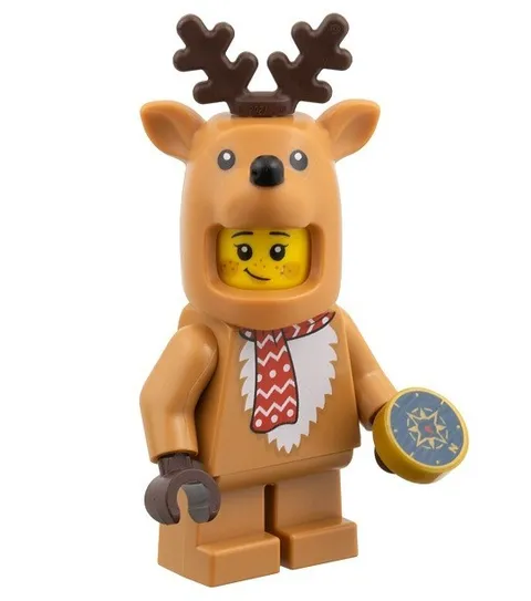 NEW LEGO Reindeer Costume Kid Minifigure  60475 Holiday Advent Sealed