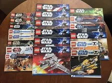 LEGO Star Wars Instruction Manual Book Booklet Lot x20 READ
