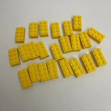 Lego 3001 Yellow Bricks Replacement Add-on Pieces Parts Lot of 23