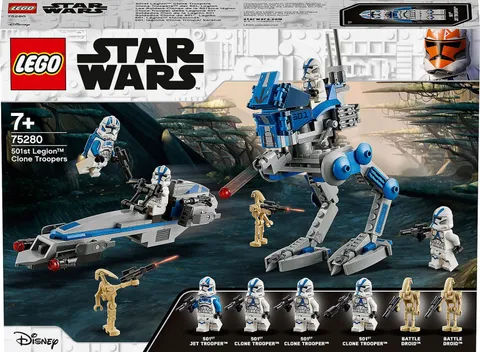 LEGO Star Wars 501st Clone Troopers 75280 Toy Block Bricks Sci-fi Movie