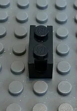 LEGO Black Brick Modified 1x2 With Digger Bucket Arm Holder Part 3317 Set 6686