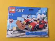 LEGO City: Police Highway Arrest (60242) Instruction Booklet Manual Only
