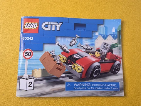 LEGO City: Police Highway Arrest (60242) Instruction Booklet Manual Only