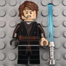 Lego Star Wars Minifigure SW1095 Anakin Skywalker Dirt Stains Headset