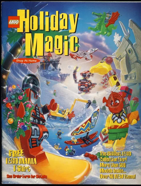 1994 LEGO HOLIDAY MAGIC Shop At Home CATALOG 60 NEW ITEMS w/ ORIGINAL ORDER FORM