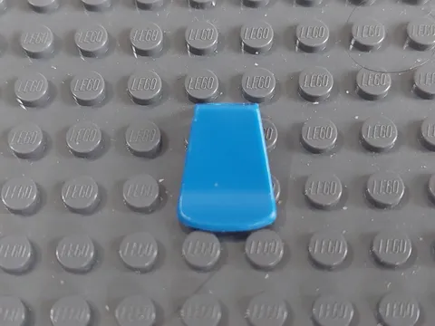 Lego 6016 Blue Plastic Cape with Curved End - Used