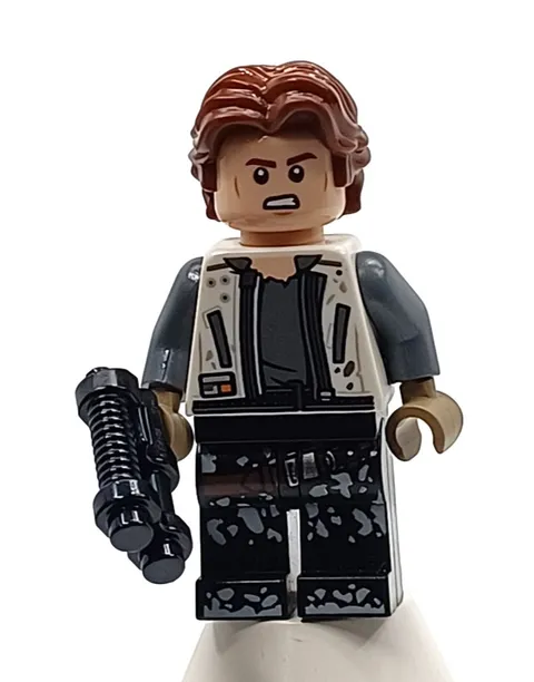 LEGO Star Wars Han Solo sw0915 Minifigure White Jacket Corellia Blaster 75209