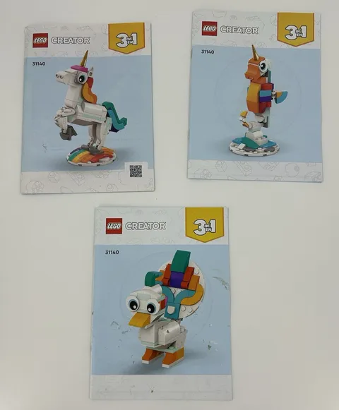 Lego Creator 31140 Lot of 3 Instruction Manuals Only 3 in 1 2023