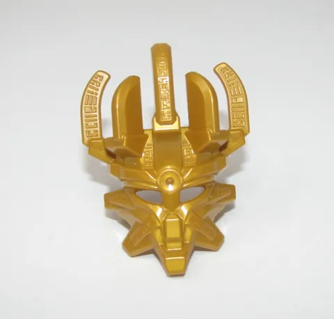 1X Lego Bionicle Figure Mask Of Creation Pearl Gold Kanohi Mask 6115790 20477