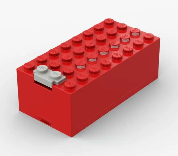 LEGO smallest 9V battery box works with Power Function motors & Ligths (technic)