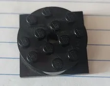LEGO Black Turntable 4x4 Square Base