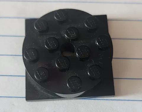 LEGO Black Turntable 4x4 Square Base