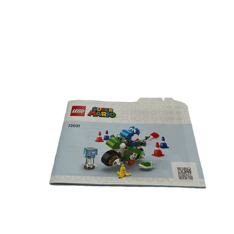 LEGO Super Mario Kart Blue Yoshi Bike Instruction Booklet Manual ONLY 72031