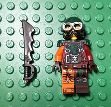 LEGO Ninjago Pirate Minifigure Flintlocke w/ Epaulettes (njo197) Skybound 70594