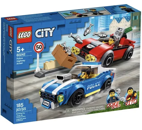 LEGO City 60242 Police Highway Arrest, New, Sealed, Retired